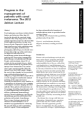 Cover page: Progress in the management of patients with uveal melanoma. The 2012 Ashton Lecture