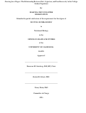 Cover page: Starving for a Degree: The Relationship Between Diet, Cognition, and Food Insecurity in the College Student Population