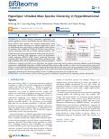 Cover page: HyperSpec: Ultrafast Mass Spectra Clustering in Hyperdimensional Space