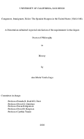 Cover page: Conquerors, immigrants, exiles : the Spanish diaspora in the United States (1848-1948)