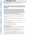 Cover page: Serum Fractalkine (CX3CL1) and Cardiovascular Outcomes and Diabetes: Findings From the Chronic Renal Insufficiency Cohort (CRIC) Study