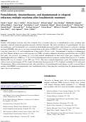 Cover page: Pomalidomide, dexamethasone, and daratumumab in relapsed refractory multiple myeloma after lenalidomide treatment