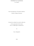 Cover page: Some Generalizations of Bounded-Confidence Models of Opinion Dynamics