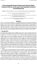 Cover page: Assessing Spatiotemporal Agreement between Multi-Temporal Built-up Land Layers and Integrated Cadastral and Building Data