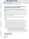 Cover page: Unconventional endocannabinoid signaling governs sperm activation via the sex hormone progesterone