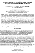 Cover page: CQL3D-Hybrid-FOW modeling of the temporal dynamics of NSTX NBI+HHFW discharges