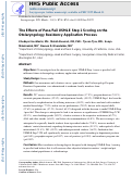 Cover page: The Effects of Pass/Fail USMLE Step 1 Scoring on the Otolaryngology Residency Application Process