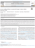 Cover page: Air-sea coupling influence on projected changes in major Atlantic hurricane events