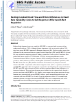 Cover page: Resting Cerebral Blood Flow and Ethnic Differences in Heart Rate Variability: Links to Self-Reports of Affect and Affect Regulation