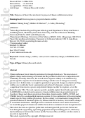 Cover page: Response of Sierra Nevada forests to projected climate–wildfire interactions