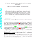 Cover page: A Clustering Approach to Learning Sparsely Used Overcomplete Dictionaries