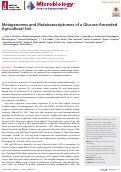 Cover page: Metagenomes and Metatranscriptomes of a Glucose-Amended Agricultural Soil