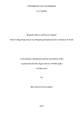 Cover page: Digital Literacy and Career Capital: How College Experiences are Preparing Students for the Transition to Work