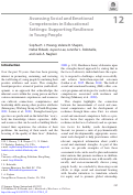 Cover page: Assessing Social and Emotional Competencies in Educational Settings: Supporting Resilience in Young People