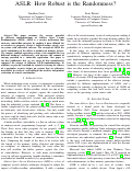 Cover page: ASLR: How Robust is the Randomness?