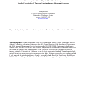 Cover page: A Sociocognitive View of Repeated Interfirm Exchanges: How the Coevolution of Trust and Learning Impacts Subsequent Contracts