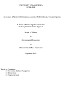 Cover page: Assessment of Skeletal Malformations associated with Embryonic Toxicant Exposure