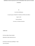 Cover page: Methods of Encouraging Plastic Litter Reduction Among College Students