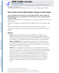 Cover page: Risk of Pelvic Fracture With Radiation Therapy in Older Patients