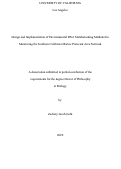 Cover page: Design and Implementation of Environmental DNA Metabarcoding Methods for Monitoring the Southern California Marine Protected Area Network