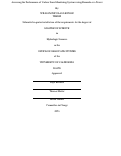 Cover page: Assessing the Performance of Vadose Zone Monitoring Systems using Bromide as a Tracer