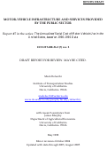 Cover page: Motor-Vehicle Infrastructure and Services Provided by the Public Sector: Report #7 in the series: The Annualized Social Cost of Motor-Vehicle Use in the United States, based on 1990-1991 Data