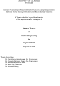 Cover page: Demand Forecasting in Power Distribution Systems Using Nonparametric Methods: Kernel Density Estimation and Mixture Density Networks Methods