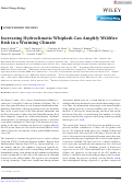 Cover page: Increasing Hydroclimatic Whiplash Can Amplify Wildfire Risk in a Warming Climate