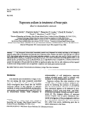 Cover page: Naproxen sodium in treatment of bone pain due to metastatic cancer.