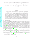 Cover page: An Efficient Multicore Implementation of a Novel HSS-Structured Multifrontal Solver Using Randomized Sampling