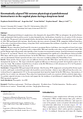 Cover page: Kinematically aligned TKA restores physiological patellofemoral biomechanics in the sagittal plane during a deep knee bend.