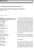 Cover page: Connecting mem-models with classical theories