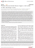 Cover page: Polymicrobial periodontal disease triggers a wide radius of effect and unique virome