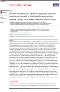 Cover page: Radiation-induced Acoustic Signal Denoising using a Supervised Deep Learning Framework for Imaging and Therapy Monitoring.