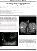 Cover page: Not What It Seems: Deep Tissue Infection  Presenting as Cellulitis