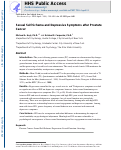 Cover page: Sexual self‐schema and depressive symptoms after prostate cancer