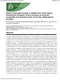 Cover page: The Parasitoid, Verticia fasciventris Causes Morphological and Behavioral Changes in Infected Soldiers of the Fungus-Growing Termite, Macrotermes carbonarius