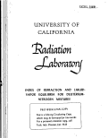 Cover page: INDEX OF REFRACTION AND LIQUID-VAPOR EQUILIBRIA FOR DEUTERIUM-NITROGEN MIXTURES