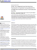 Cover page: iPHoP: An integrated machine learning framework to maximize host prediction for metagenome-derived viruses of archaea and bacteria