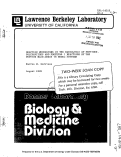 Cover page: REACTION MECHANISMS IN THE RADIOLYSIS OF PEPTIDES, POLYPEPTIDES AND PROTEINS I REACTIONS OF THE PEPTIDE MAIN-CHAIN IN MODEL SYSTEMS