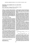 Cover page: Evaluating ozone depletion from very short-lived halocarbons