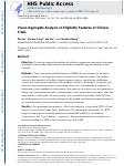 Cover page: Visual aggregate analysis of eligibility features of clinical trials