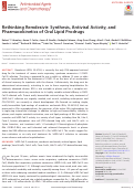 Cover page: Rethinking Remdesivir: Synthesis, Antiviral Activity and Pharmacokinetics of Oral Lipid Prodrugs