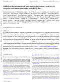 Cover page: Validation of semi-analytical, semi-empirical covariance matrices for two-point correlation function for early DESI data