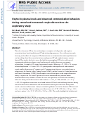 Cover page: The link between oxytocin plasma levels and observed communication behaviors during sexual and nonsexual couple discussions: An exploratory study