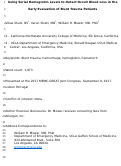 Cover page: Using Serial Hemoglobin Levels to Detect Occult Blood Loss in the Early Evaluation of Blunt Trauma Patients
