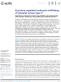 Cover page: G protein-regulated endocytic trafficking of adenylyl cyclase type 9