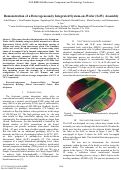 Cover page: Demonstration of a Heterogeneously Integrated System-on-Wafer (SoW) Assembly