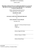 Cover page: The spillover of fungal pathogens from local plant species to novel non-native species in a California coastal grassland