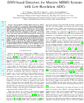 Cover page: DNN-based Detectors for Massive MIMO Systems with Low-Resolution ADCs